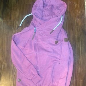 Pink Zip Up Hoodie